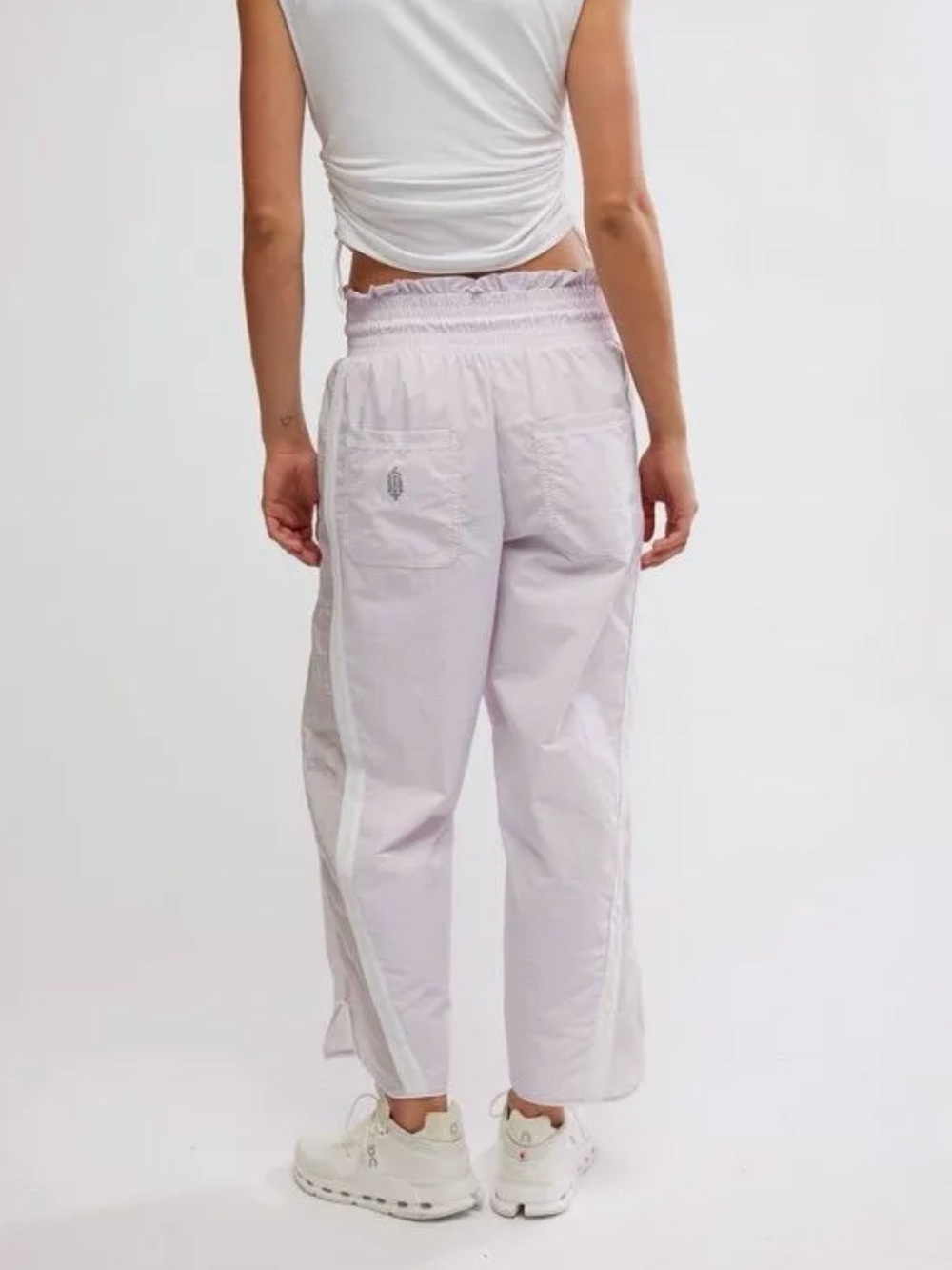 FP Movement Champ Is Here Pants Sz M Light Pink Athletic Waterproof Joggers - Picture 2 of 5